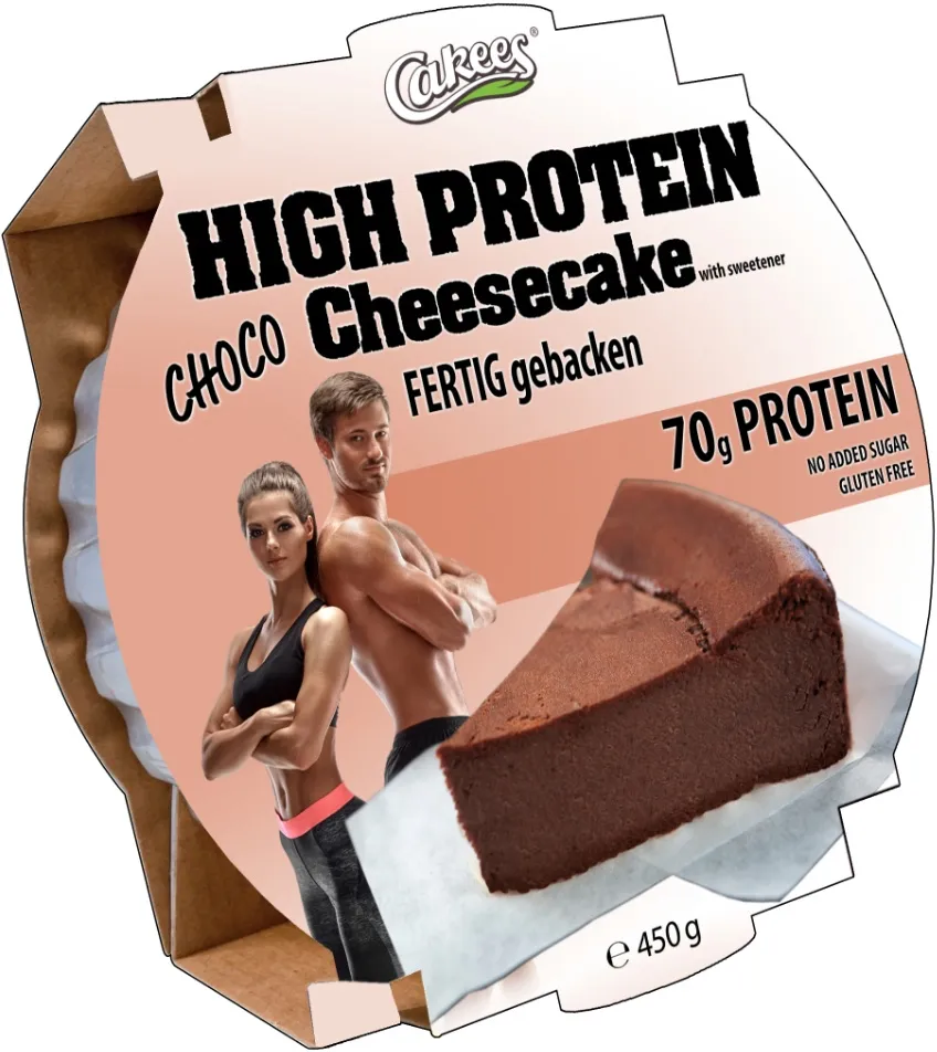 High Protein Schoko-Quarkkuchen - 450g - glutenfrei - aromaverpackt