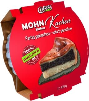 Cakees - Mohnkuchen mit Rahmdecke - 450g