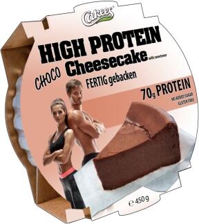 High Protein Schoko-Quarkkuchen - 450g - glutenfrei - aromaverpackt