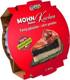 Cakees - Mohnkuchen mit Rahmdecke - 450g